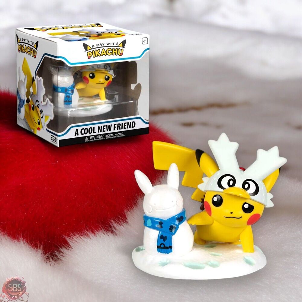 Funko Pokemon A Day With Pikachu A Cool New Friend Vinyl Figure in Box NIB